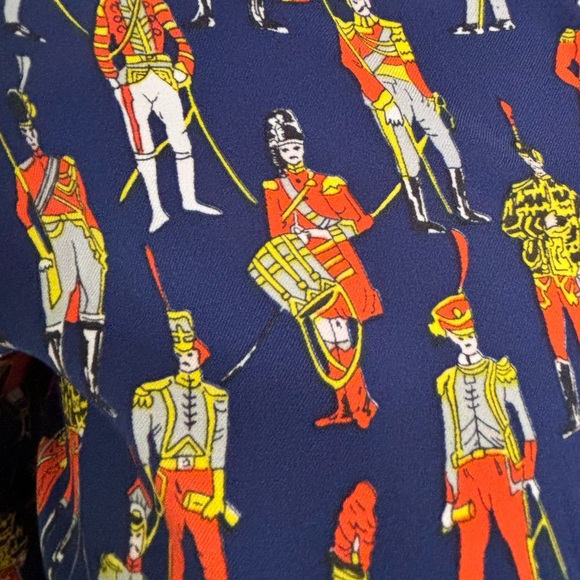 Vintage King James Bold Print Blouse - Picture 2 of 8